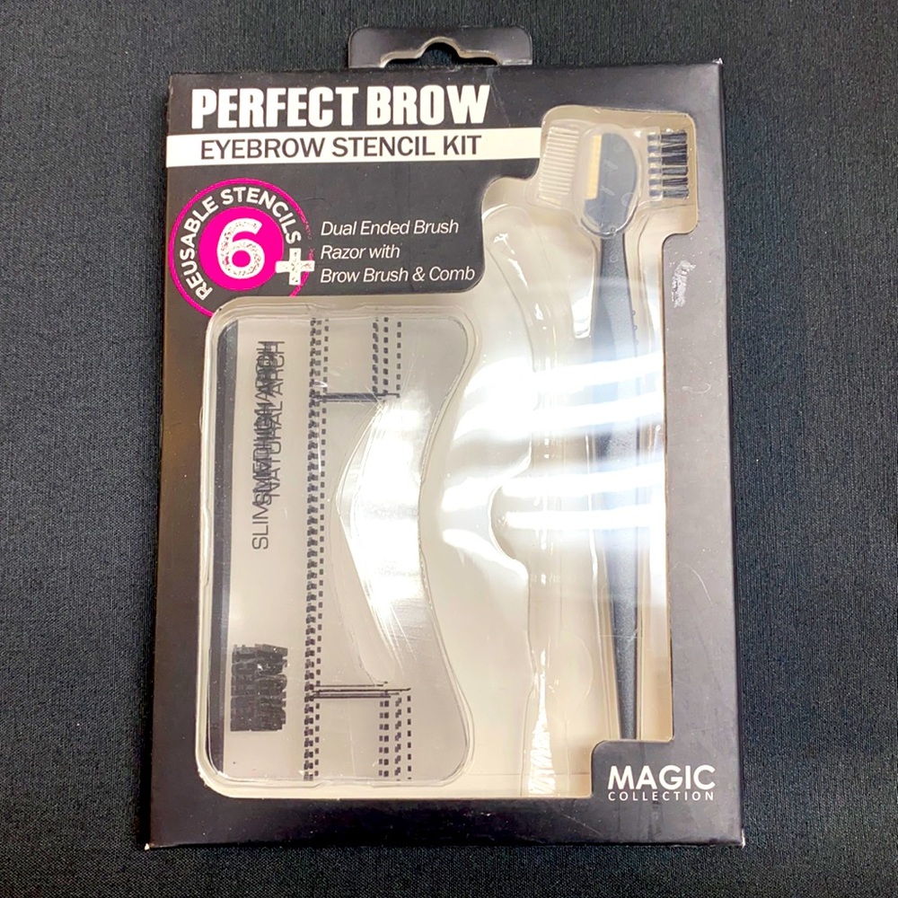 Perfect Brow eyebrow stencil kit 6 stencils